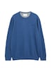 Baumwollpullover mit Logo-Stickerei
