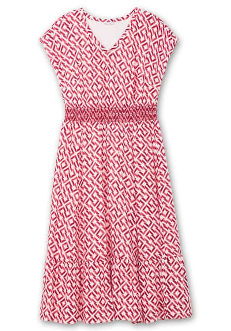 Kleid Kurzarm Print