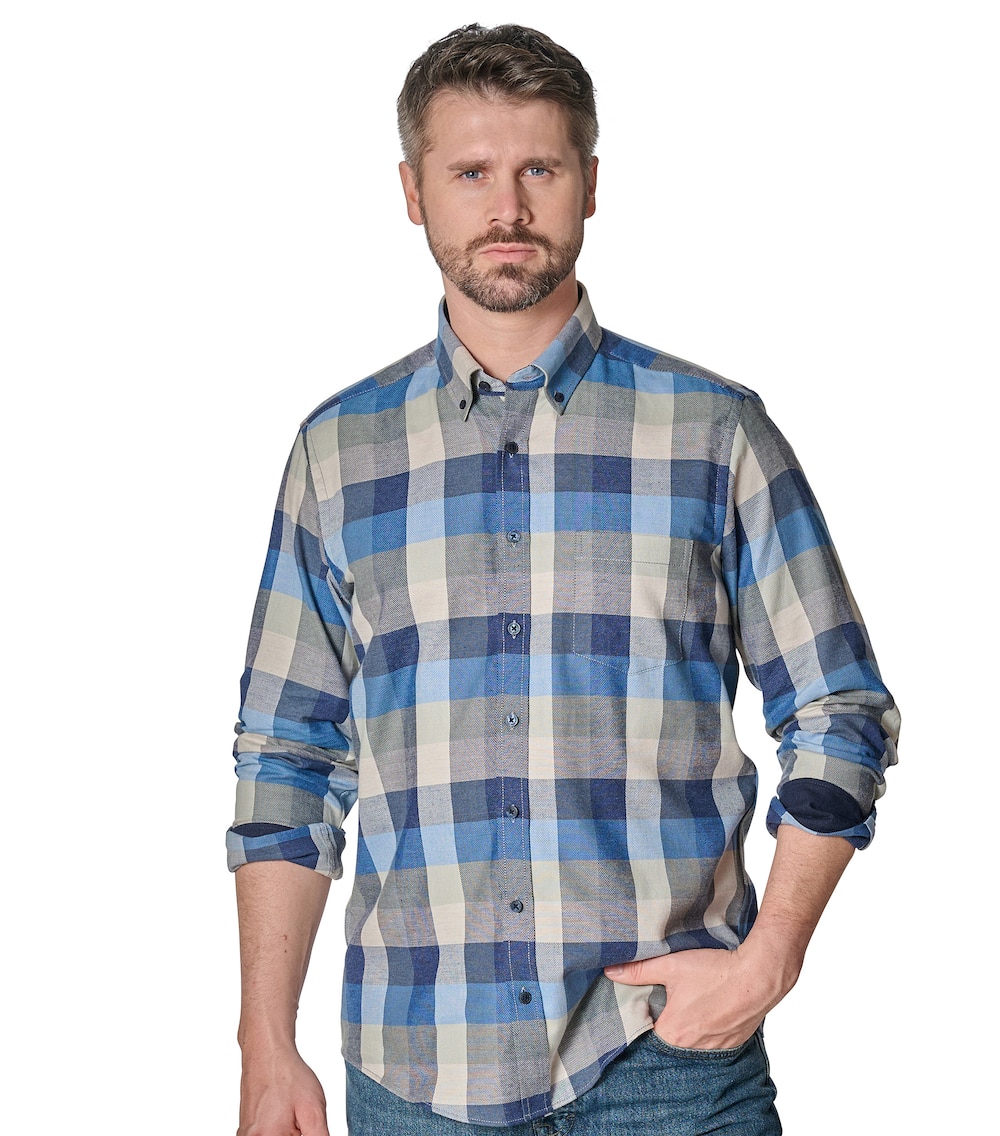 Freizeithemd kariert Casual Fit