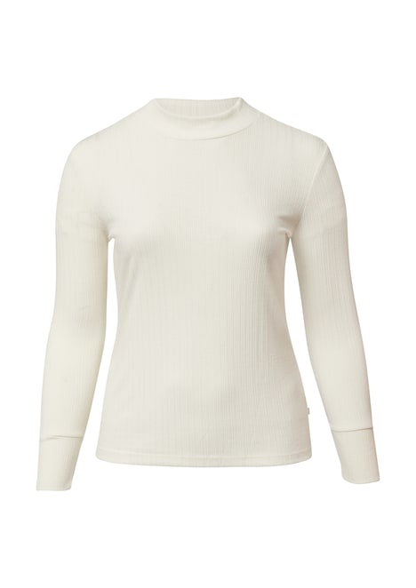 Geripptes Langarmshirt