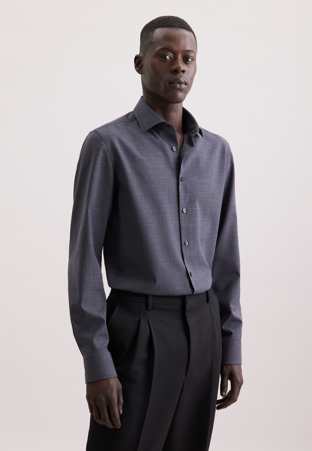 Herren Business Hemd - Uni