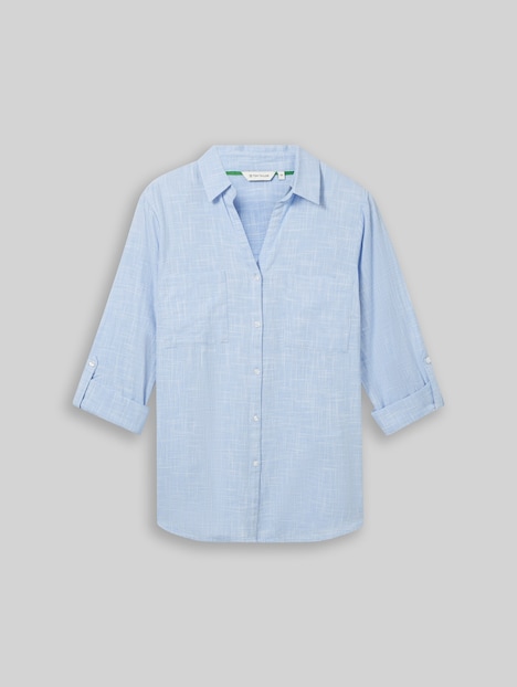 Bluse mit Brusttaschen