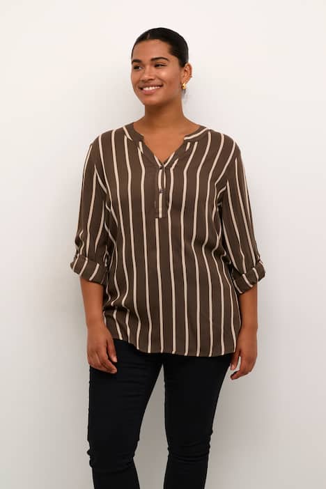 Langarm-Bluse Regular fit