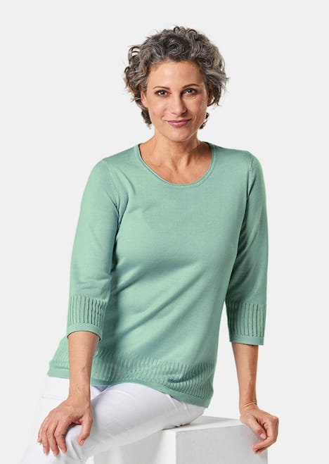 Ajour-Pullover mit Durchbrüchen