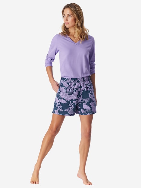 Schiesser Damen Pyjamashorts Mix Relax multicolor3