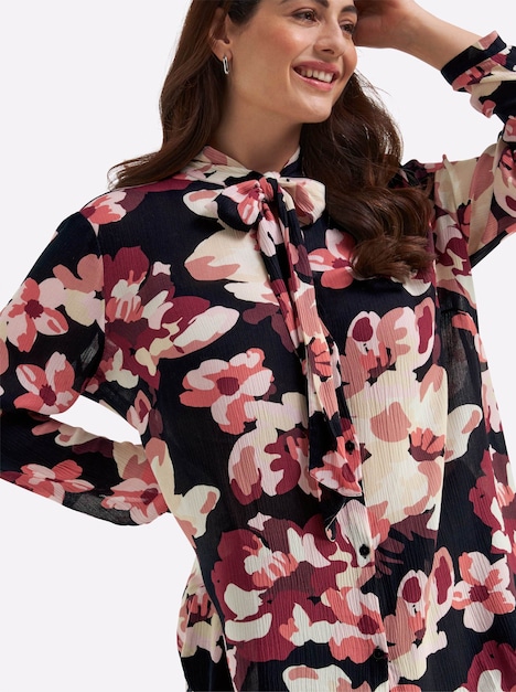 Langarm-Bluse Langarm Schluppe