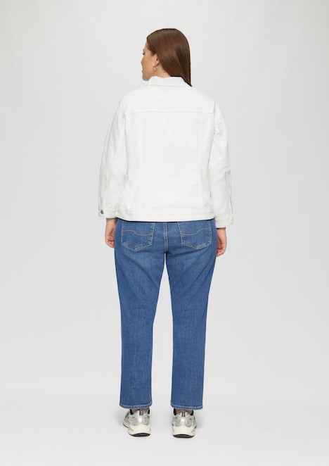 Jeansjacke im Slim Fit