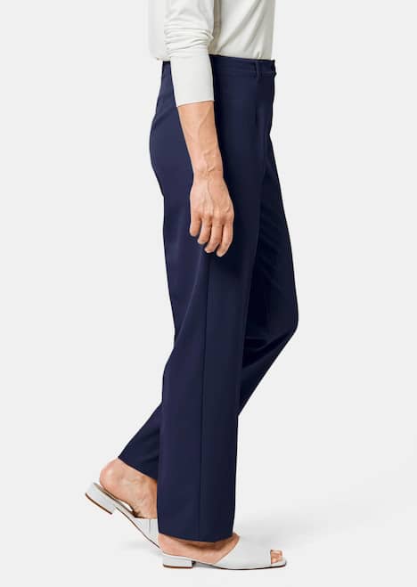 GOLDNER Broek Broek met riemlusjes van onderhoudsvriendelijk materiaal