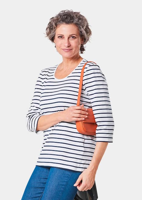 Buntgewirktes Ringelshirt