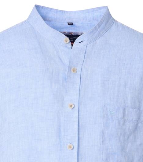 Leinenhemd uni Casual Fit