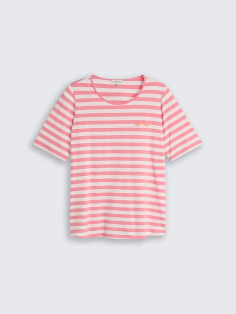 T-Shirt mit Stickerei