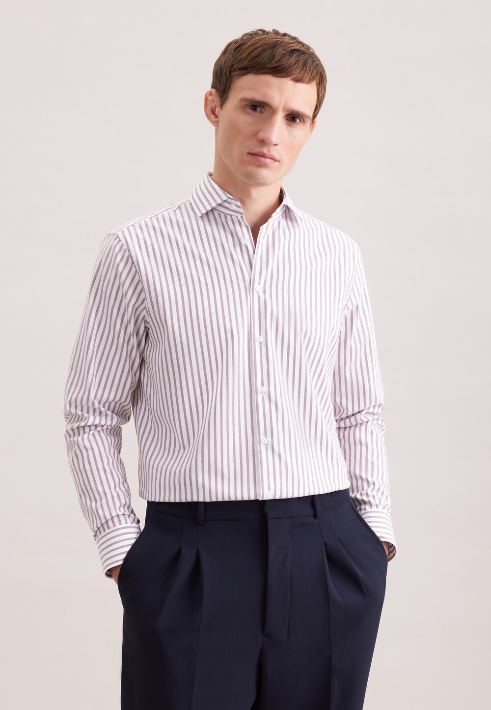Herren Business Hemd - Gestreift