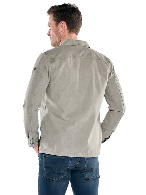 engbers Herren Kerniges Overshirt mit Zipper , Khaki
