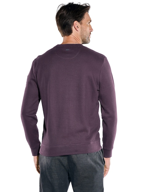Herren Sweatshirt , Bordeaux