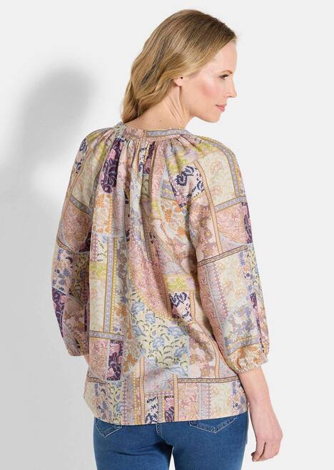 GOLDNER Blouse met print Luchtige blouse met viscose