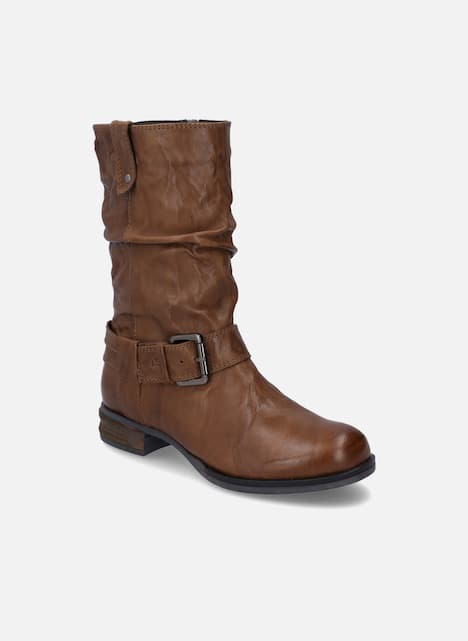 Damen Stiefel Sanja 14, cognac