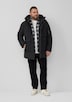 Wasserabweisender Puffer-Parka mit Kapuze und sportiven Details