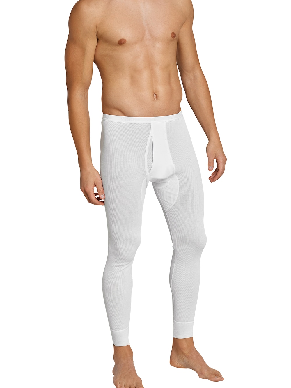 Schiesser Herren Lange Unterhose Original Doppelripp