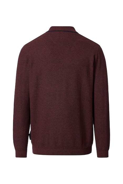 Polo-Shirt Langarm uni