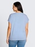 T-Shirt mit Leinenanteil