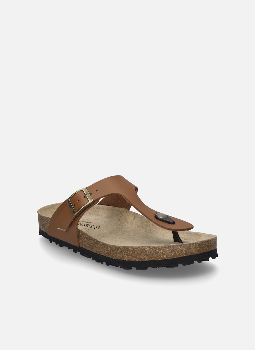 Damen Zehentrenner Hermine 02, cognac