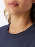 Schiesser Damen Pyjamaoberteil Mix Relax deepblue