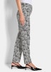 Luftige Viskosehose mit Blütenmuster