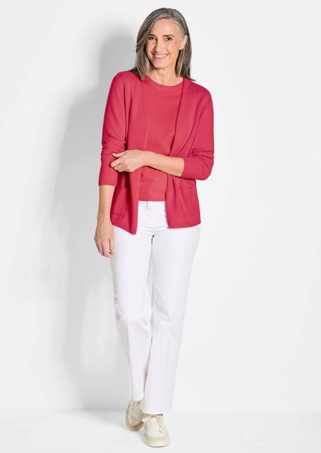 GOLDNER Lang tricot jasje van kasjmier Lang tricot jasje van kasjmier