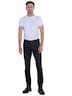 Herren Super-Stretch-Jeans slim fit , Schwarz