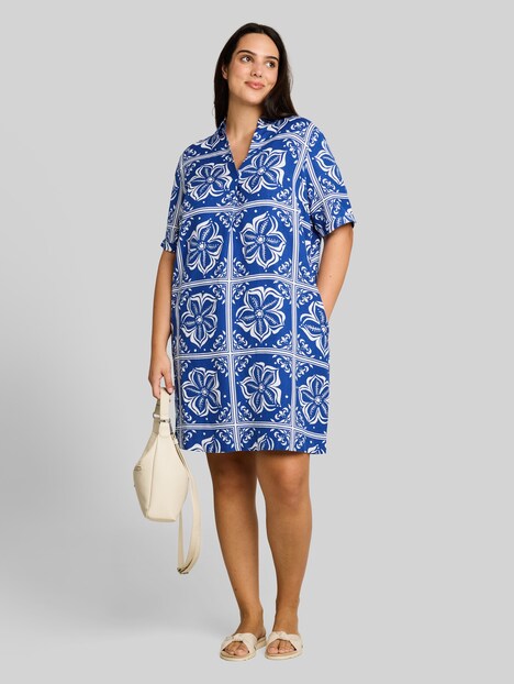 Kleid mit Leinenanteil