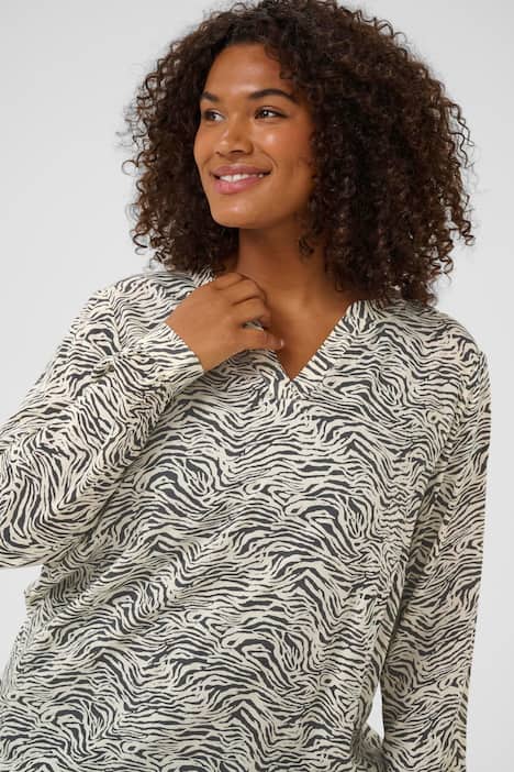 Langarm-Bluse Regular fit