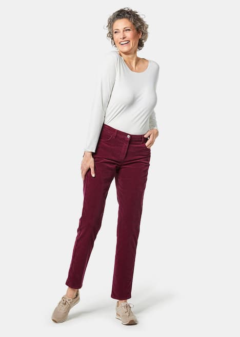 GOLDNER Fluwelen broek Hoogwaardige fluwelen broek in trendy model