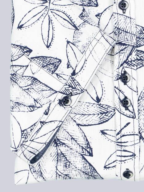 Kurzarm-Hemd gemustert