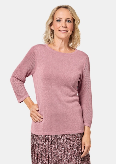 Pullover mit Glanzgarn
