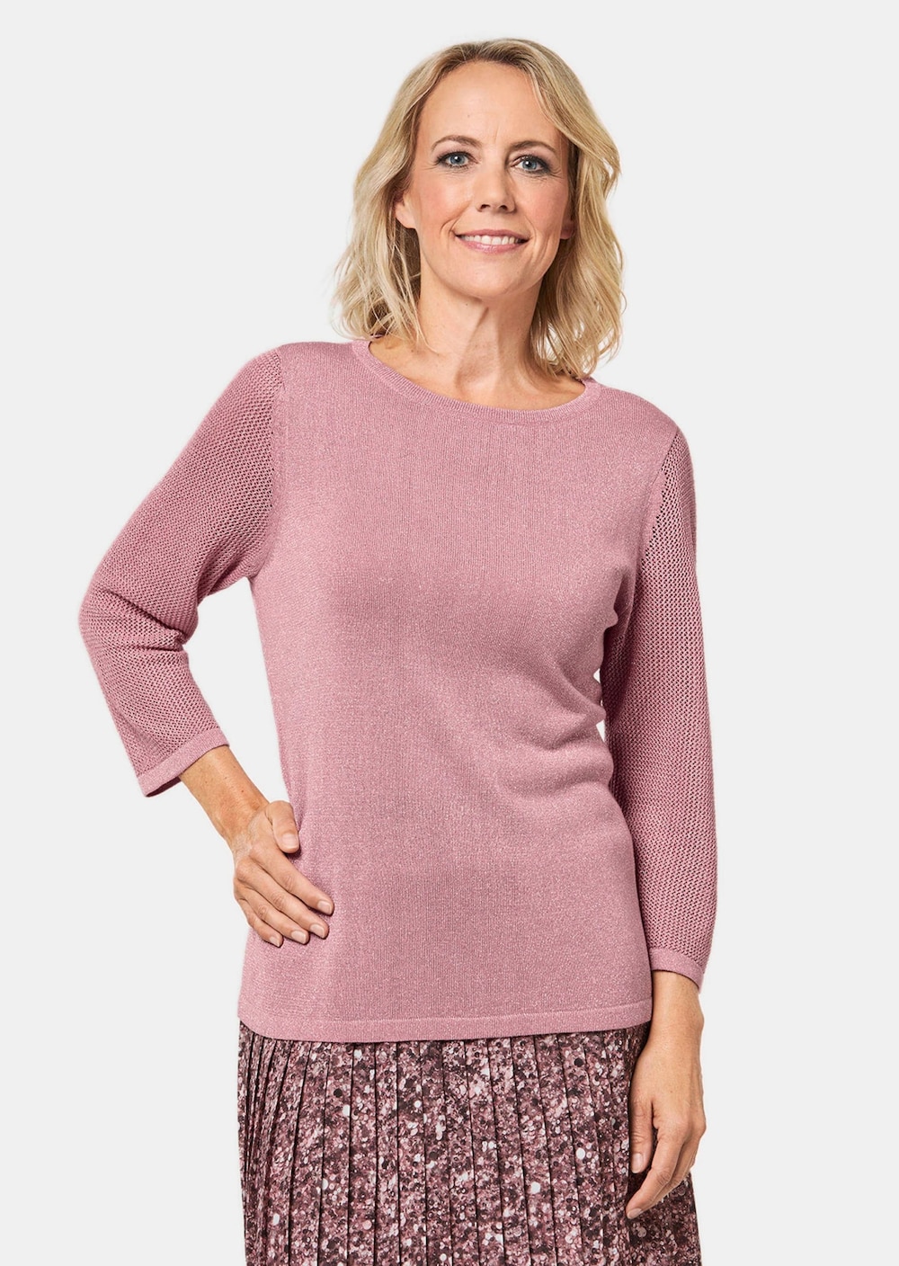 Pullover mit Glanzgarn
