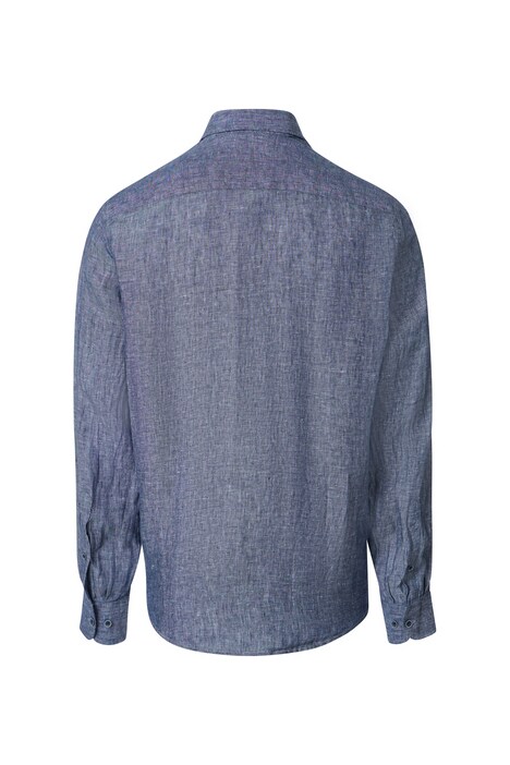 Leinenhemd uni Casual Fit