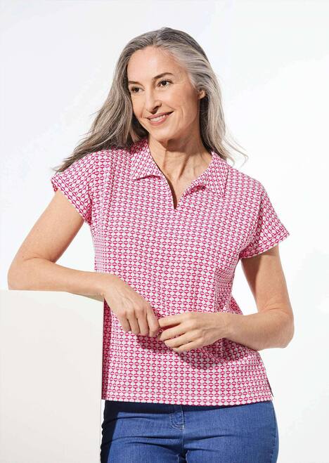 Shirt mit dezentem Jacquard