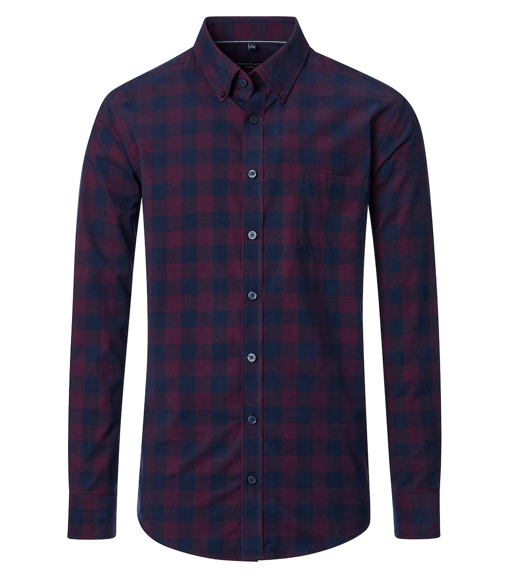 Freizeithemd kariert Casual Fit