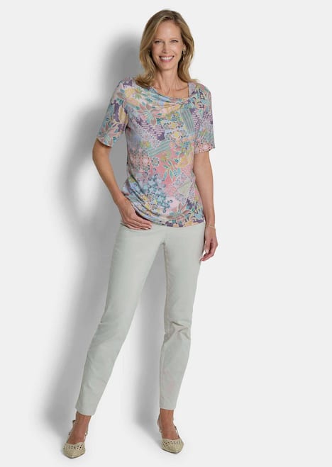 Cityshirt mit Knoten-Detail