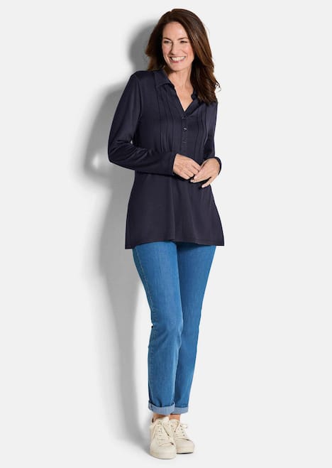 GOLDNER Tuniekshirt Tuniek van viscose-jersey