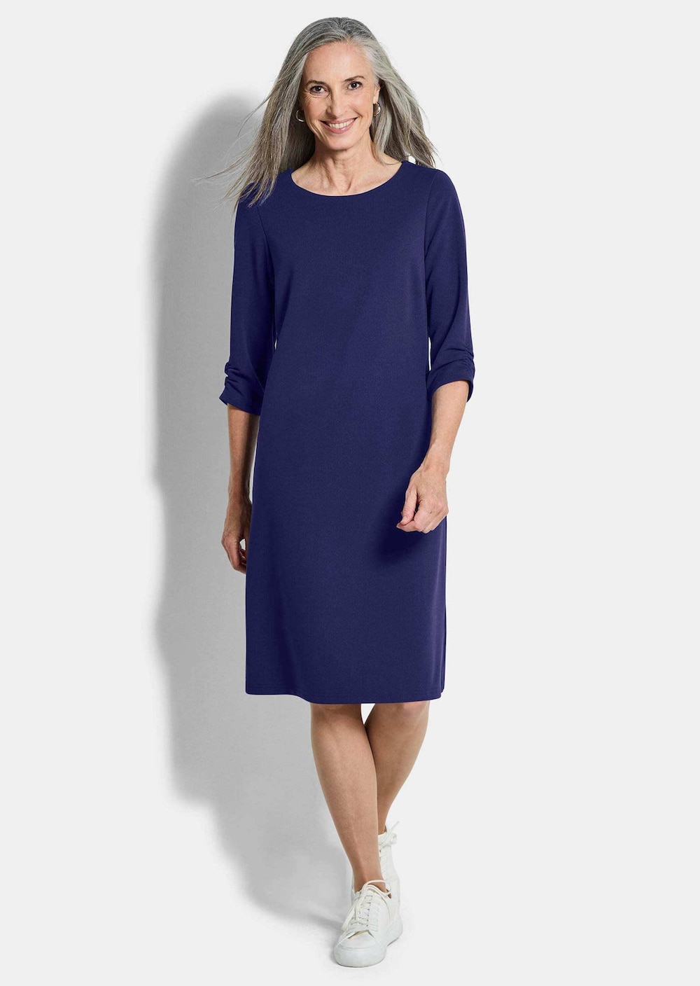Jerseykleid mit Krepp-Qualität