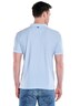 Herren Polo-Shirt meliert , Hellblau