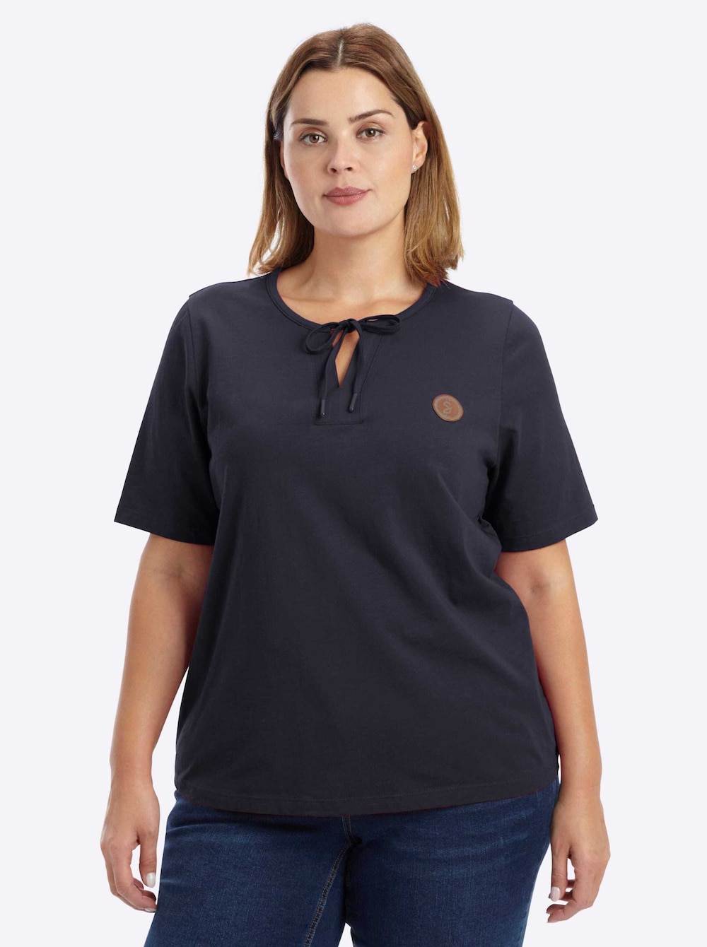 Halbarmshirt Kurzarm Ohne Kragen