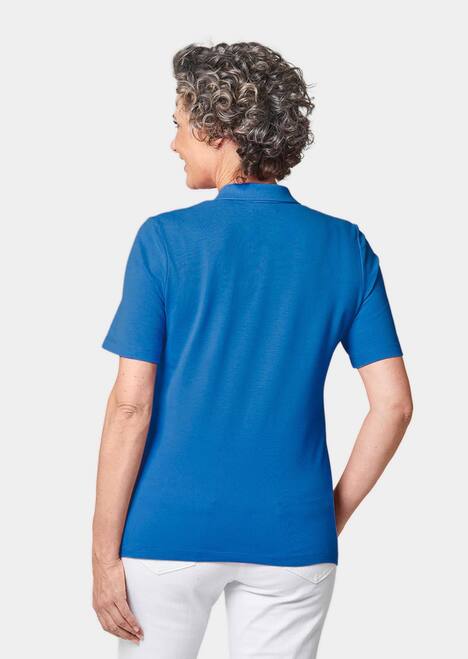Poloshirt in hochwertigem Pikee