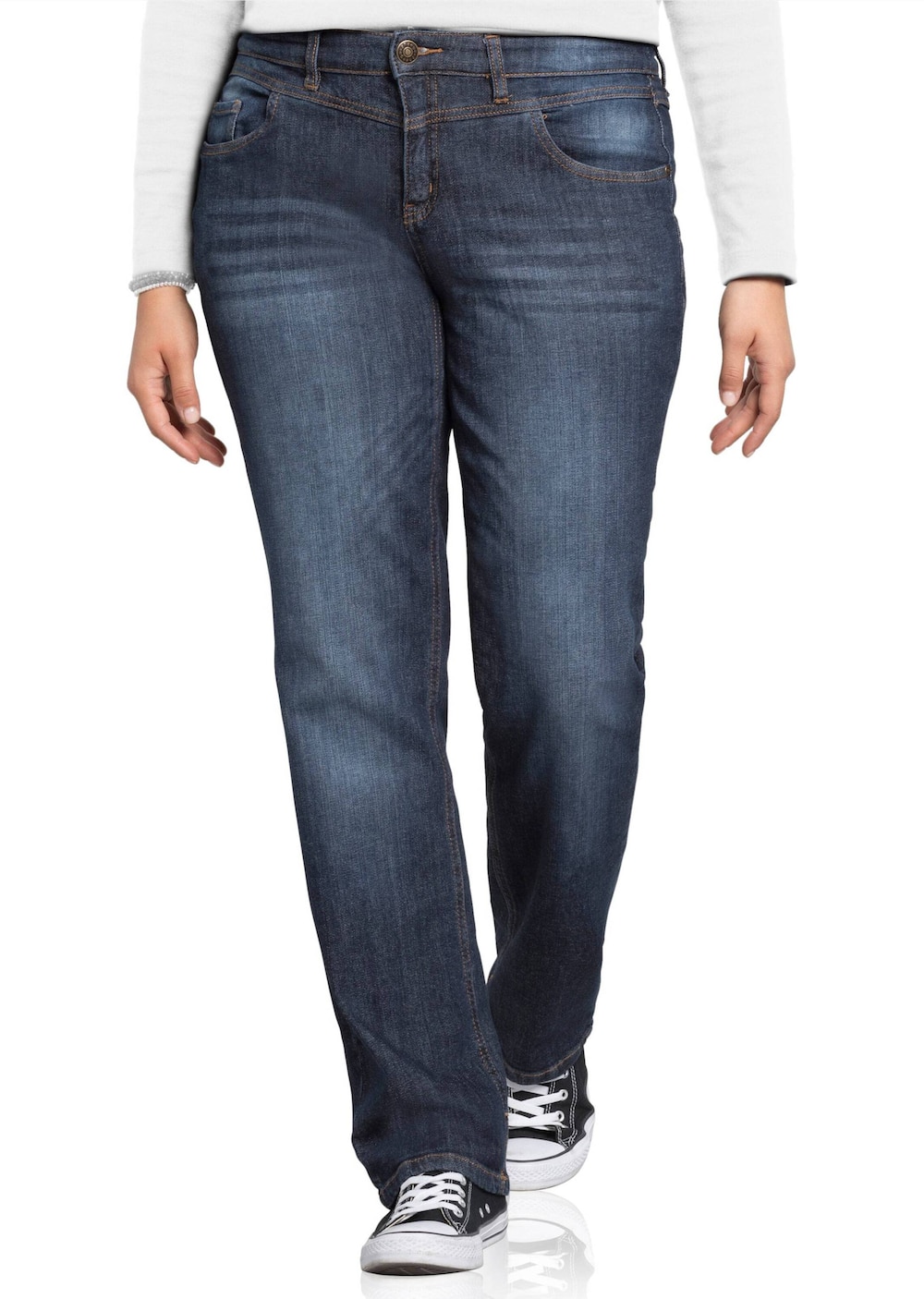 Stretch-Jeans Uni