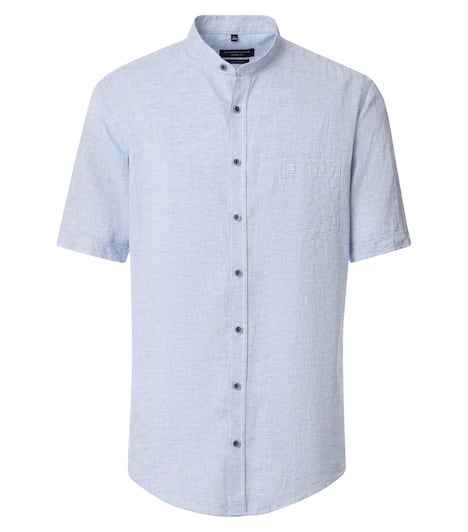 Leinenhemd uni Casual Fit