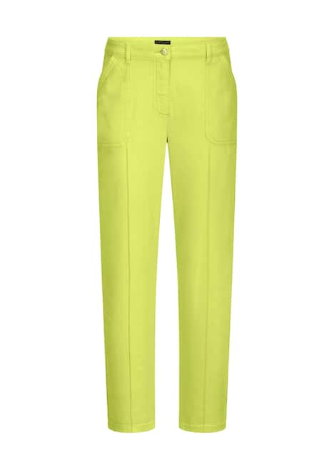 Stoffhose mit Ziersteppung