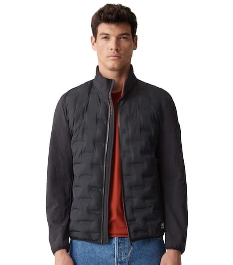 Materialmixjacke uni