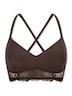 Schiesser Damen Bügelloser BH Unique Premium deepbrown