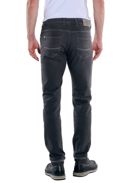 engbers Herren Jeans 5-Pocket Superstretch , Schwarz
